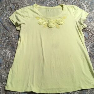 Lemon Blossom Short Sleeve Women's Top